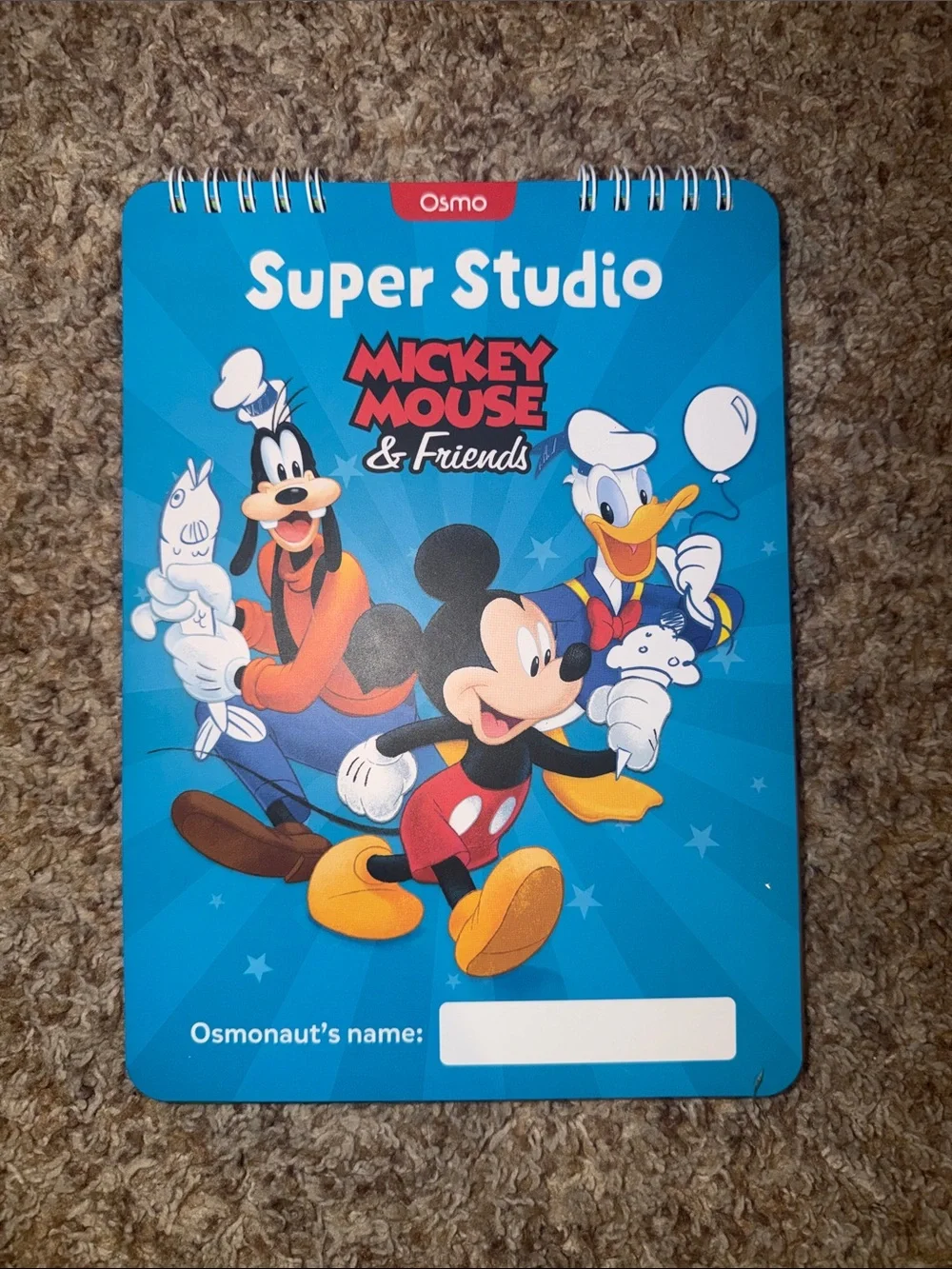Osmo Disney Super Studio Mickey Mouse & Friends Drawing Sketchpad - No Markers